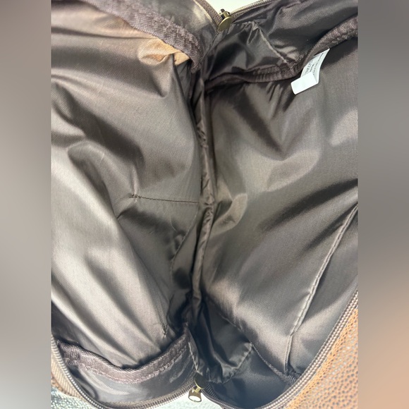 Unisex Benoss Milan Brown Faux Leather Backpack Bag Travel Work School - Picture 6 of 9